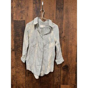 Rag And Bone Women’s Button Up Long Sleeve Shirt Striped Sun Bleach Size XS EUC